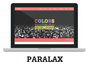Colors - Paralax Bootstrap HTML5 Template - 7