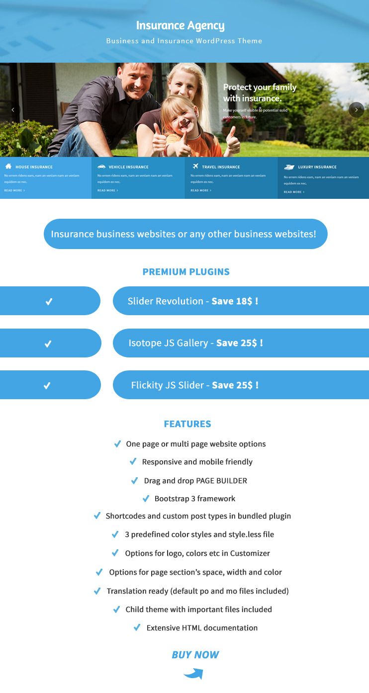 Insurance Agency - Business WP Theme - 1