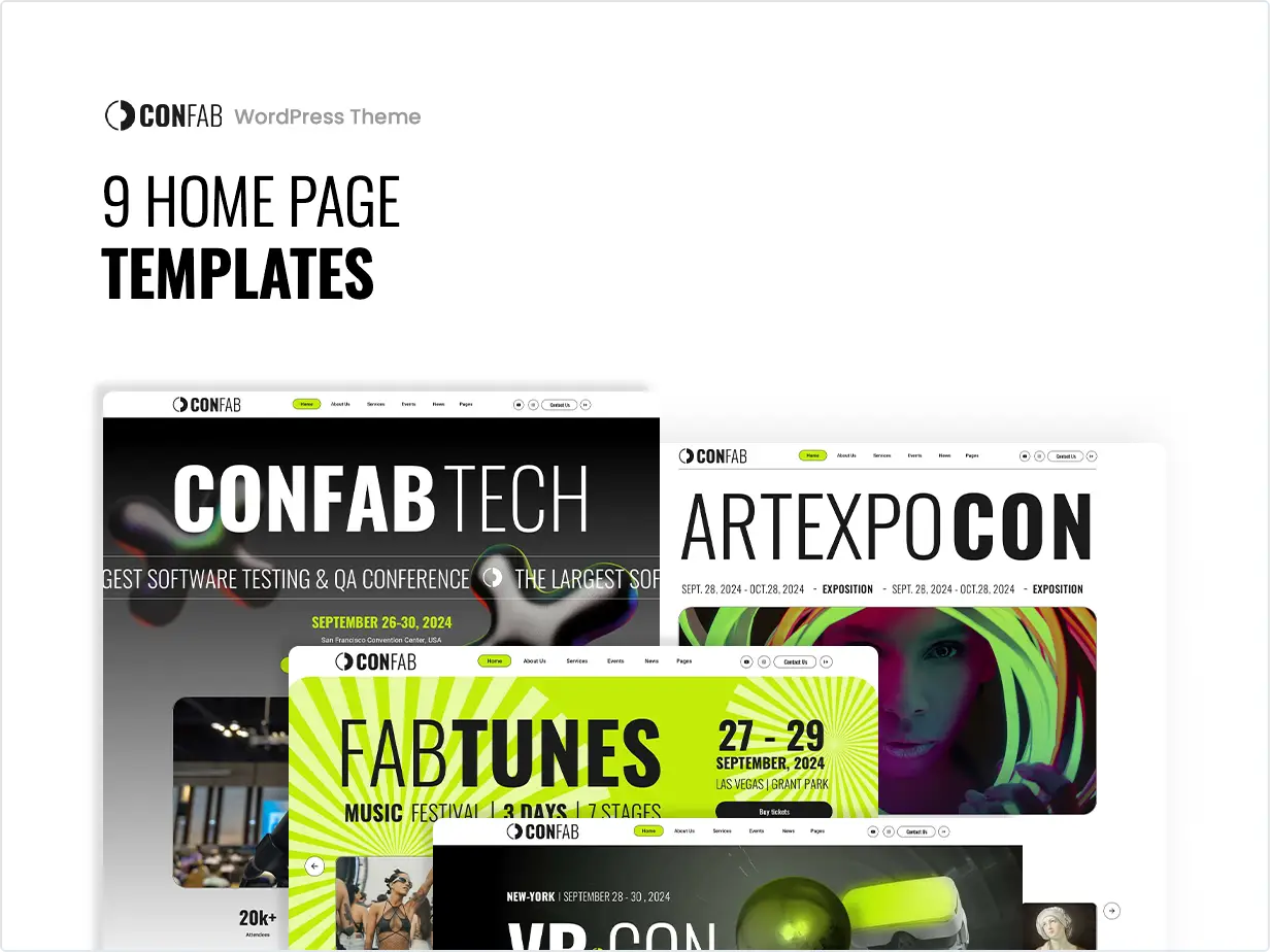 Confab - Event Agency WordPress Theme
