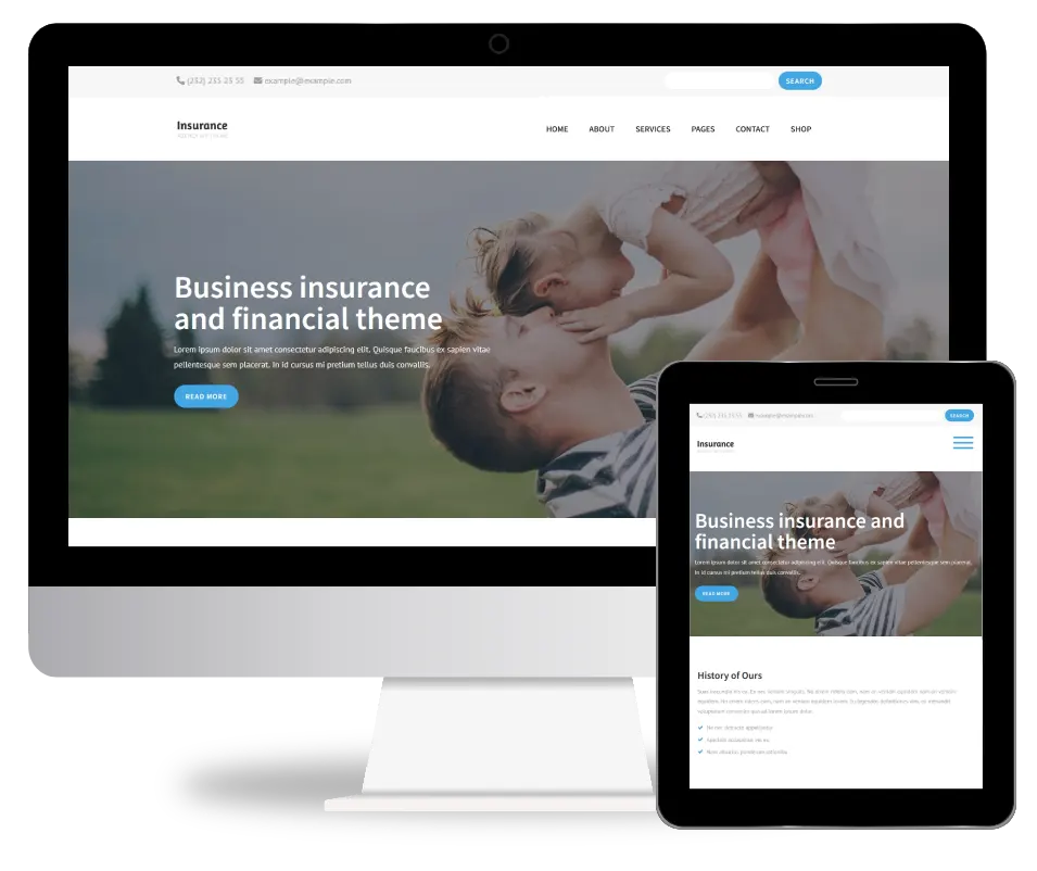 Insurance Agency - Business WordPress Theme