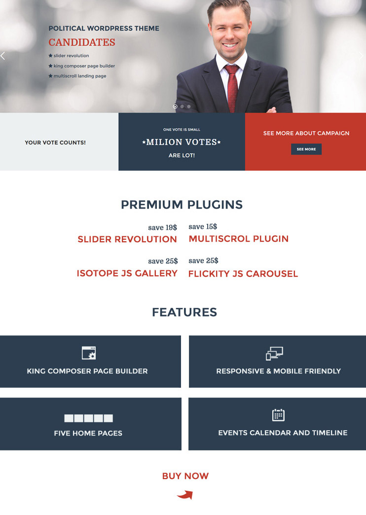 Candidates - Political and Activism WordPress Theme - 3