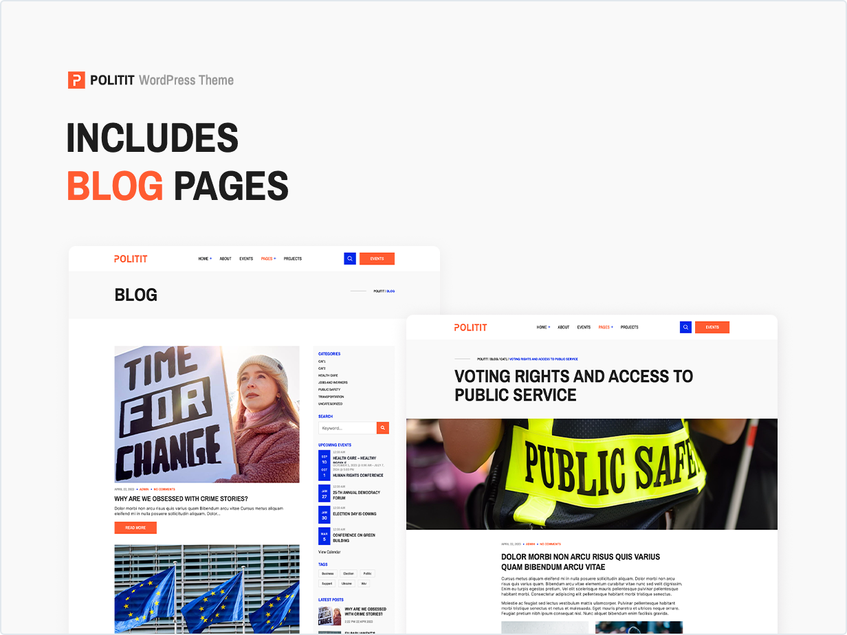 Politit - Political Party WordPress Theme - 7